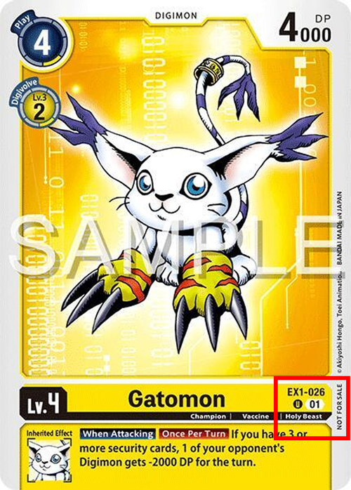 Gatomon Card Front
