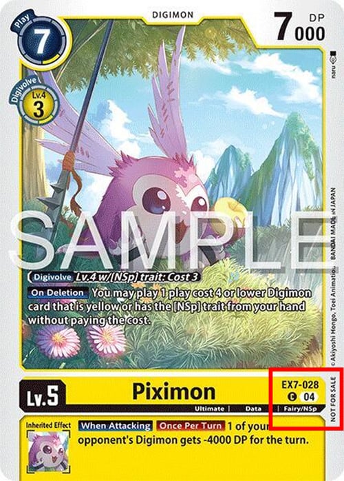 Piximon Card Front