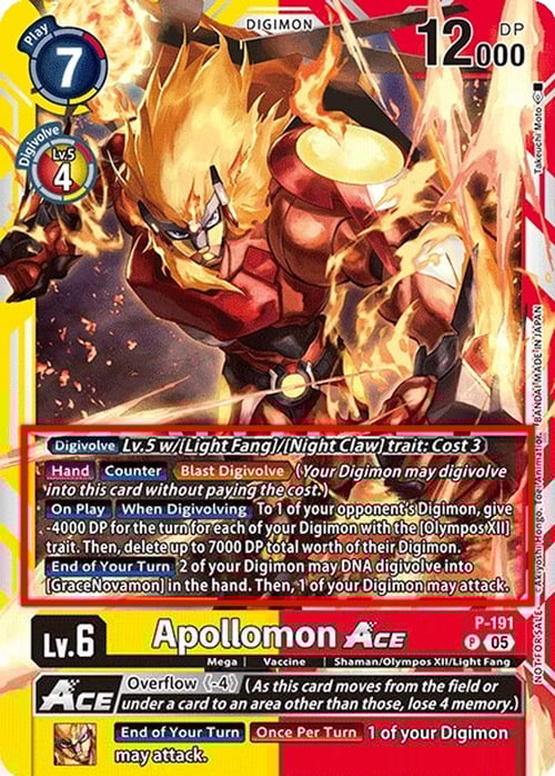 Apollomon ACE Card Front