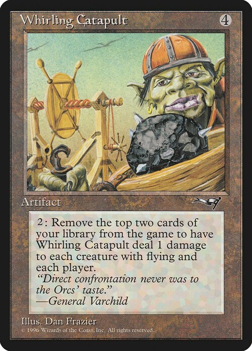 Whirling Catapult Card Front
