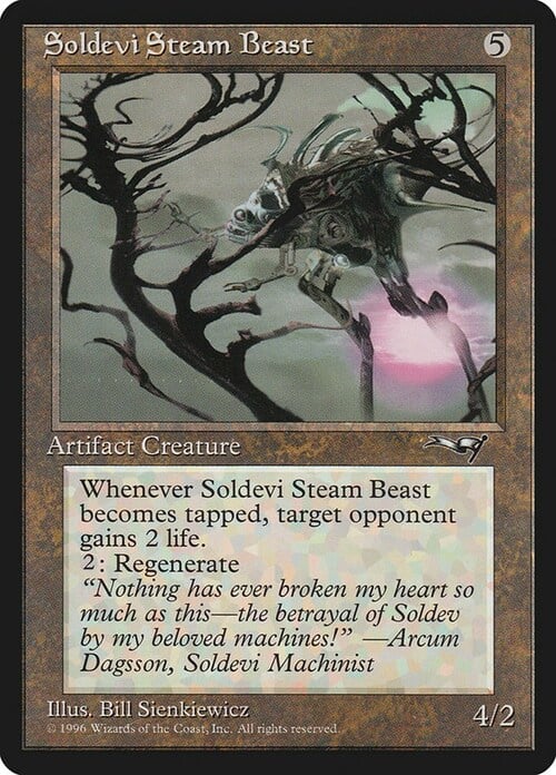 Soldevi Steam Beast Card Front