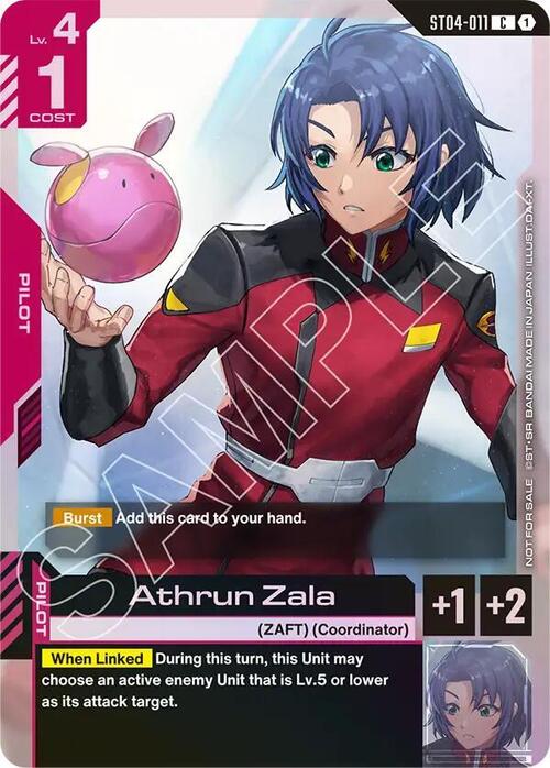 Athrun Zala Card Front