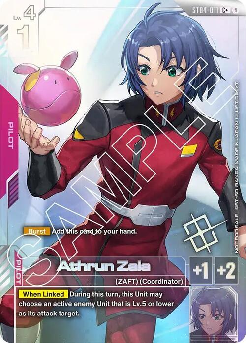 Athrun Zala Card Front