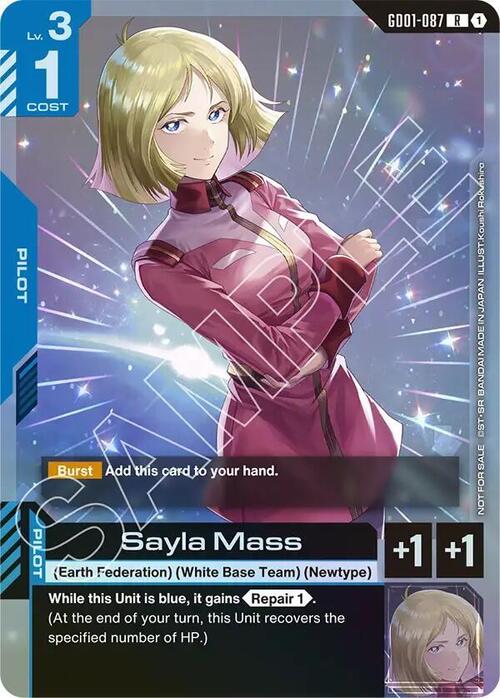 Sayla Mass Card Front
