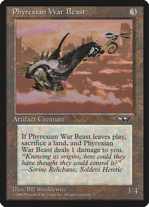 Bestia da Guerra di Phyrexia Card Front