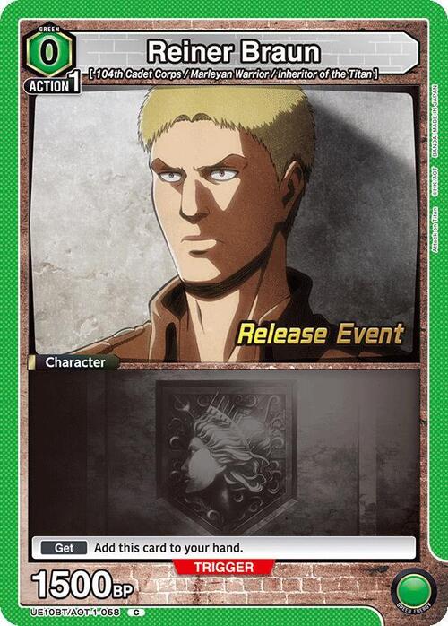 Reiner Braun Card Front