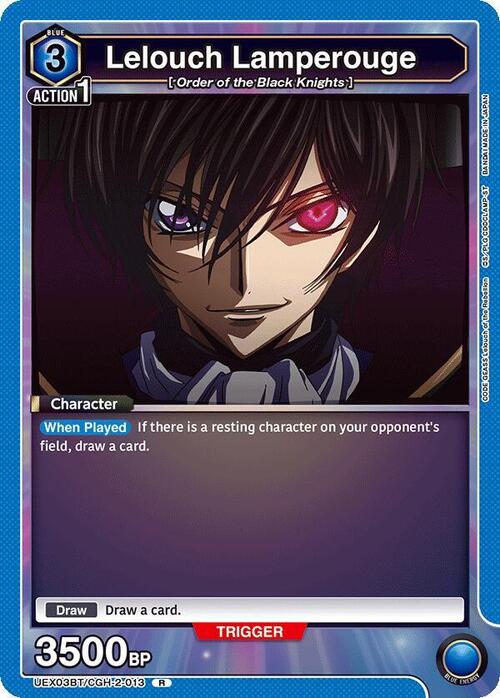 Lelouch Lamperouge Card Front