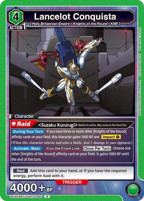 Lancelot Conquista Card Front