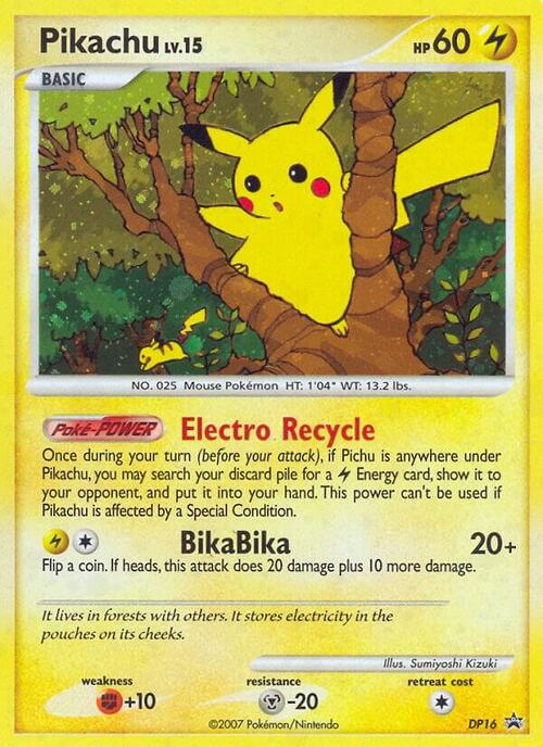Pikachu Lv.15 Card Front