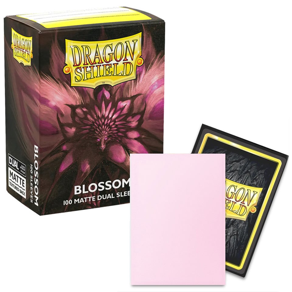 100 Dragon Shield Sleeves - Matte Dual Blossom