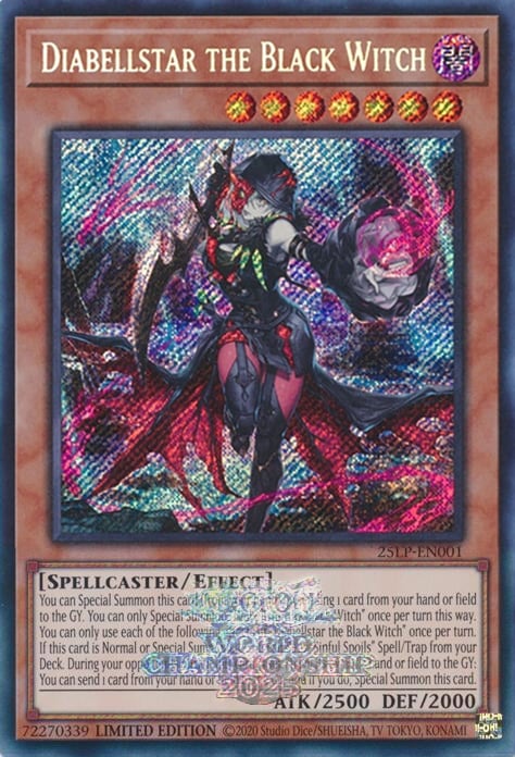 Diabellstar the Black Witch Card Front