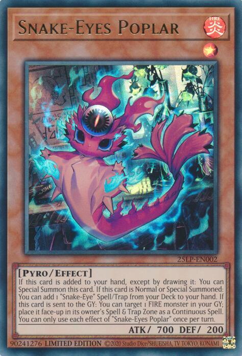 Snake-Eyes Poplar Card Front