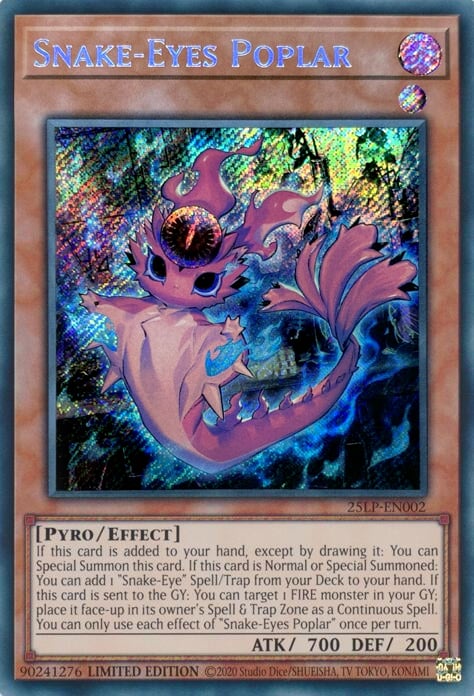 Snake-Eyes Poplar Card Front