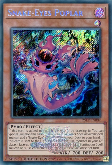 Snake-Eyes Poplar Card Front