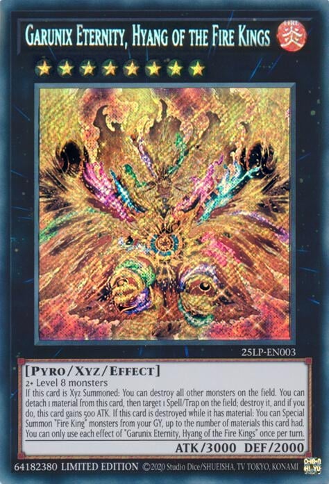 Garunix Eternity, Hyang of the Fire Kings Card Front
