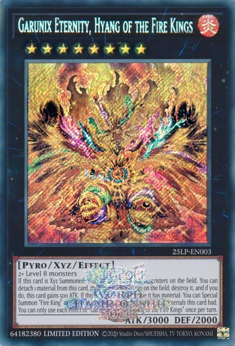 Garunix Eternity, Hyang of the Fire Kings Card Front