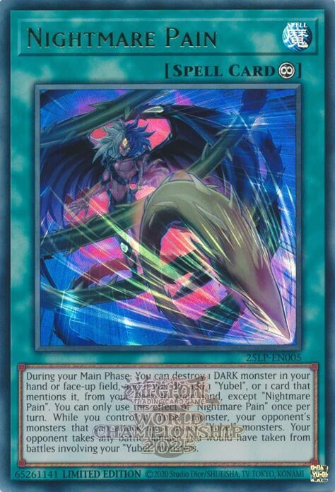 Nightmare Pain Card Front