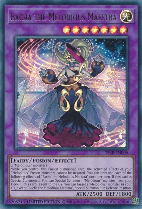 Bacha the Melodious Maestra Card Front