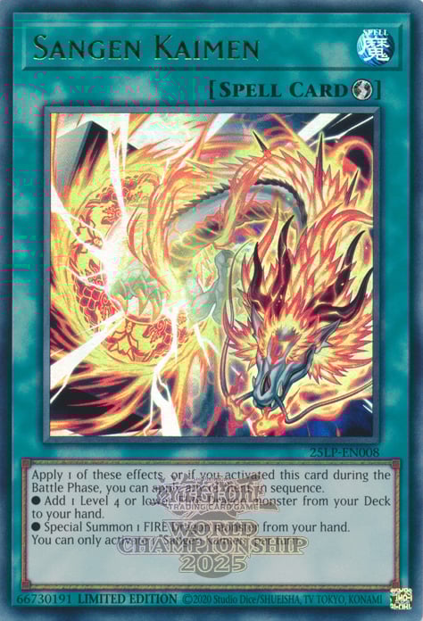 Sangen Kaimen Card Front