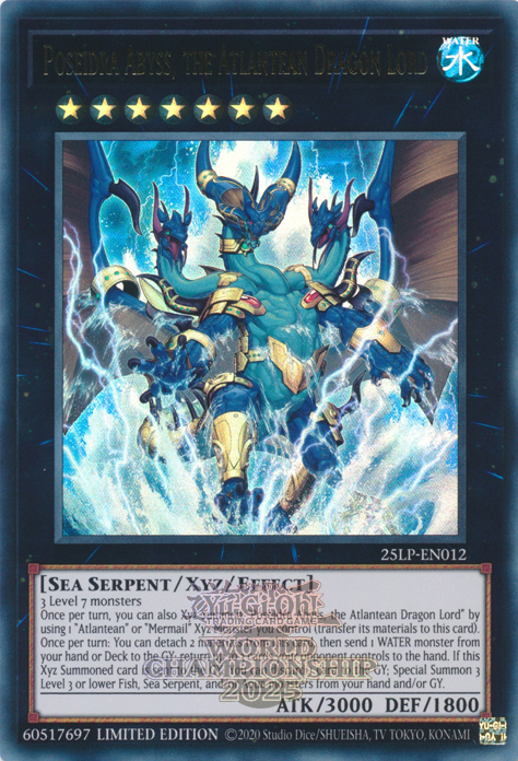 Poseidra Abyss, the Atlantean Dragon Lord Card Front