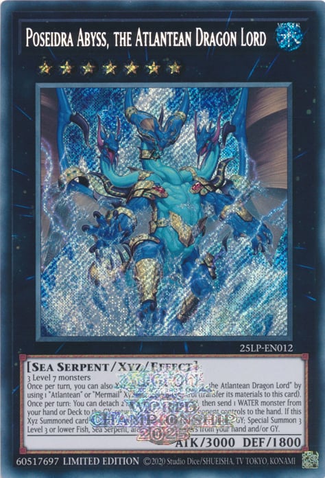 Poseidra Abyss, the Atlantean Dragon Lord Card Front