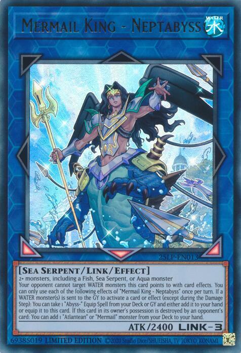 Mermail King - Neptabyss Card Front