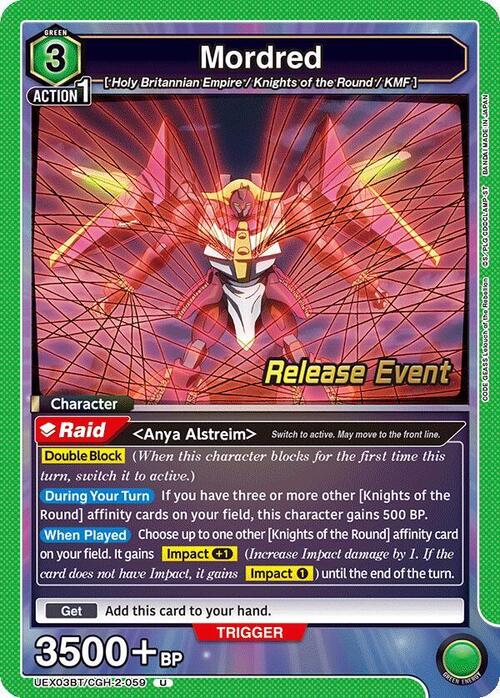 Mordred Card Front