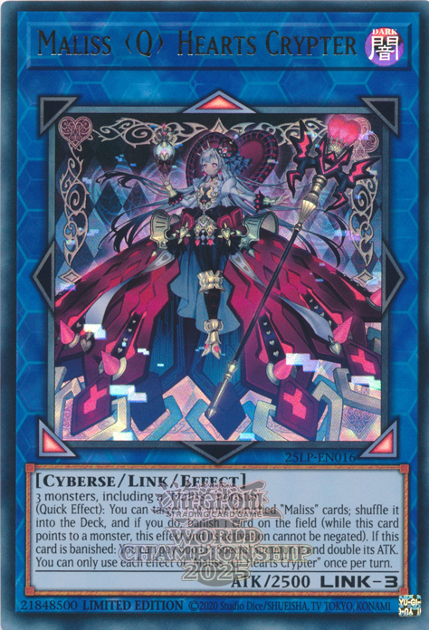 Maliss Q Hearts Crypter Card Front