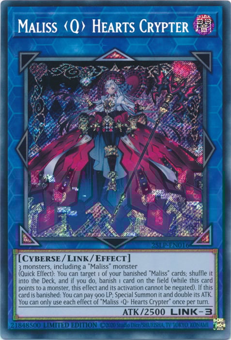 Maliss Q Hearts Crypter Card Front