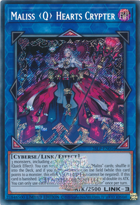 Maliss Q Hearts Crypter Card Front