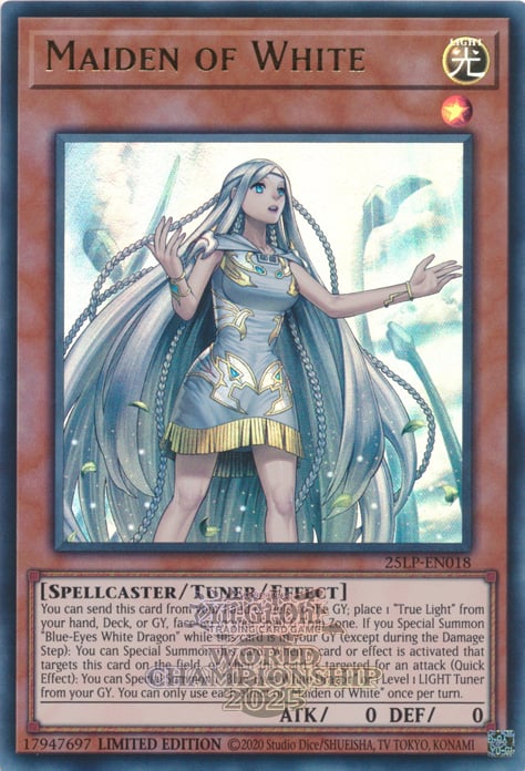 Maiden of White Card Front
