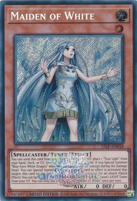 メイプルストーリー　オダイバアイランド　カード Maiden of White Limited Pack World Championship 2025 | Yu-Gi-Oh