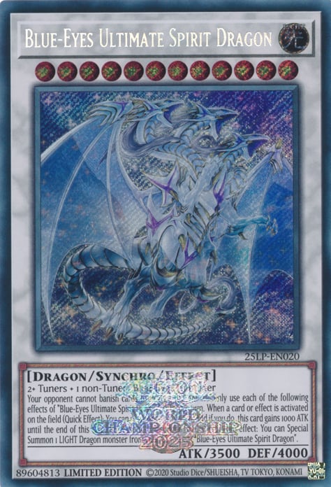 Blue-Eyes Ultimate Spirit Dragon Card Front