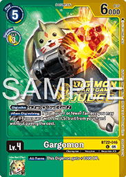 Gargomon Card Front