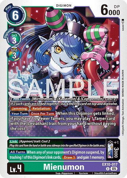 Mienumon Card Front
