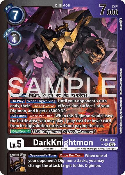 DarkKnightmon Card Front