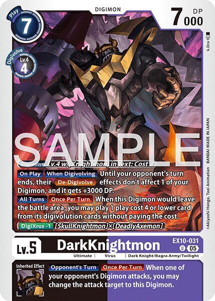 DarkKnightmon Card Front