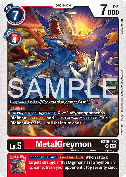 MetalGreymon Card Front