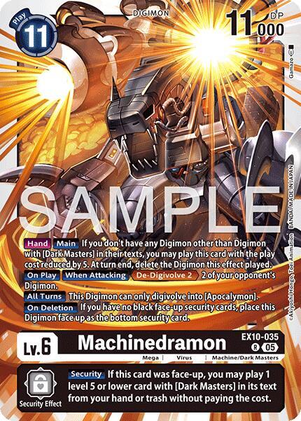 Machinedramon Card Front