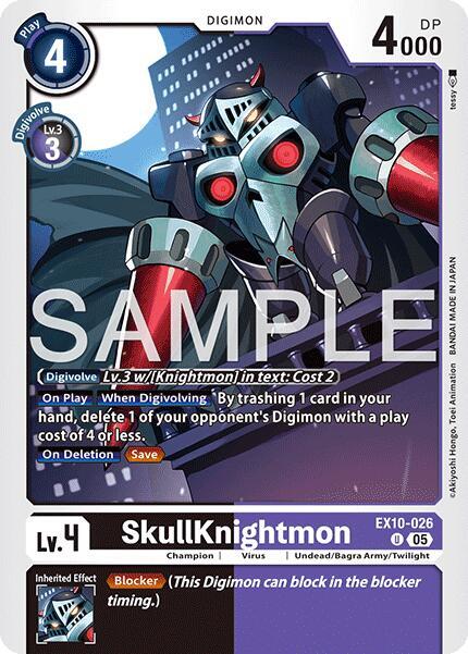 SkullKnightmon Card Front