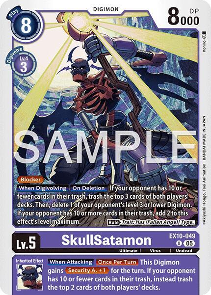 SkullSatamon Card Front