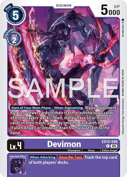 Devimon Card Front