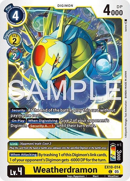 Weatherdramon Card Front