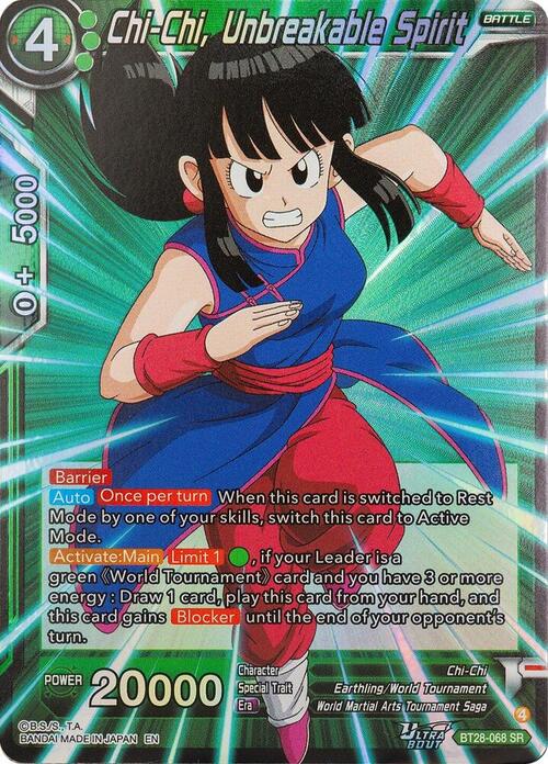 Chi-Chi, Unbreakable Spirit Card Front