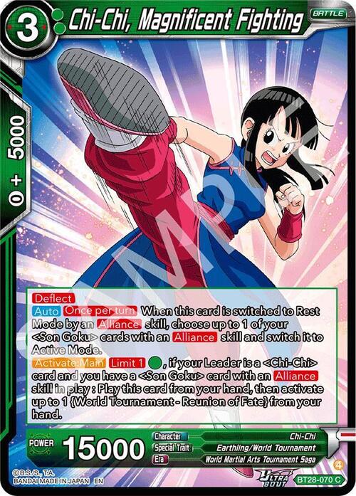 Chi-Chi, Magnificent Fighting Card Front