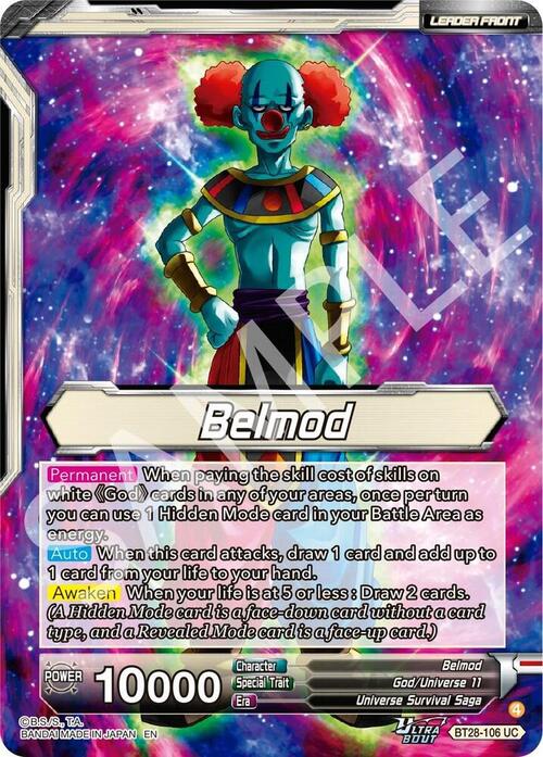 Belmod // Belmod, God of Destruction Card Front