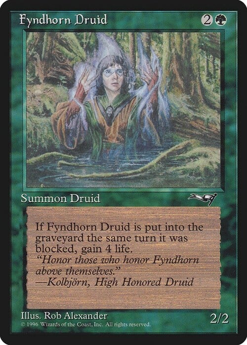 Fyndhorn Druid Card Front