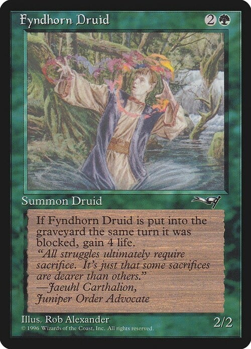 Fyndhorn Druid Card Front