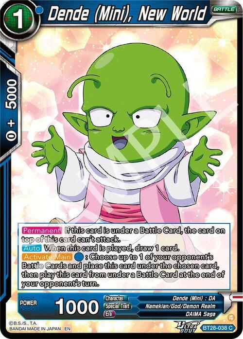 Dende , New World Card Front