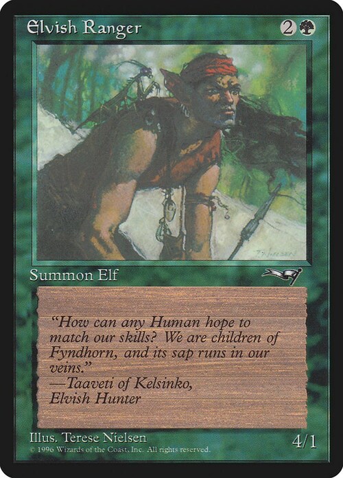 Elvish Ranger Card Front